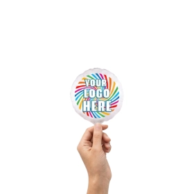 Palloncino mini personalizzato 4'' (10cm) con logo o foto, 1pz.