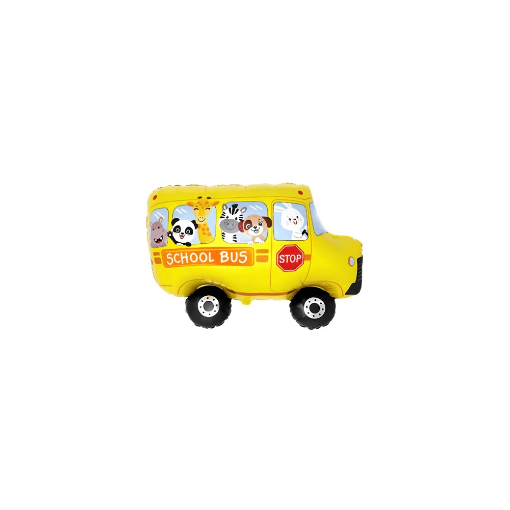 Palloncino Mylar Scuolabus MiniShape w13" (33cm) - conf. 5pz