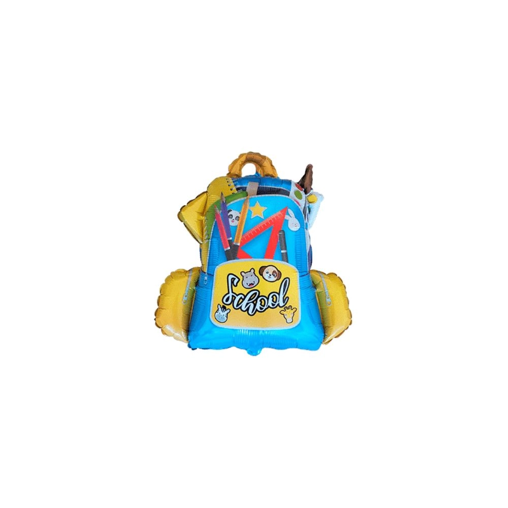 Palloncino Mylar Zaino School MiniShape w11" (28cm), 5pz.