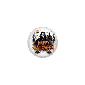 Pallone Mylar Halloween Ghostface Tondo 9" (23cm) 5pz
