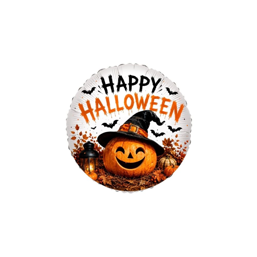 Mylar Halloween Autunnale Tondo 18" (46cm) 1pz