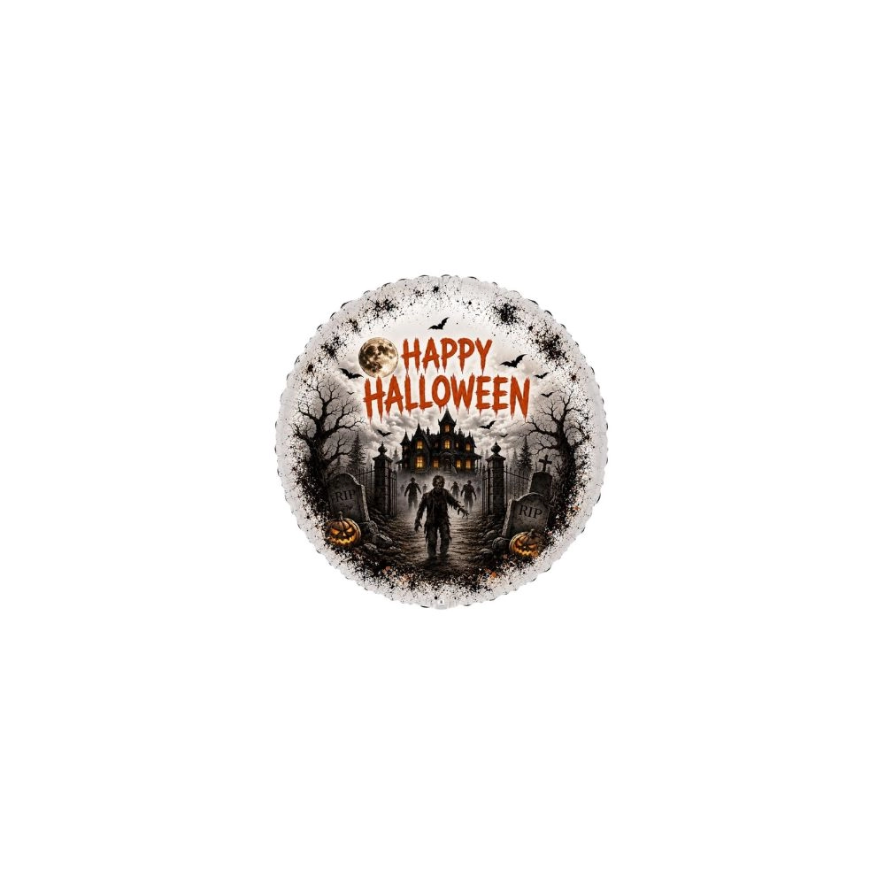 Mylar Halloween Autunnale Tondo MiniShape 9" (23cm), 5pz.