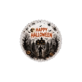 Mylar Halloween Cimitero degli Zombie Tondo 18" (46cm) 1pz