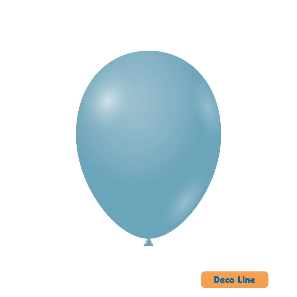 Palloncini Deco Line pastello 12" (30cm) Steel Blue 254, 50pz.