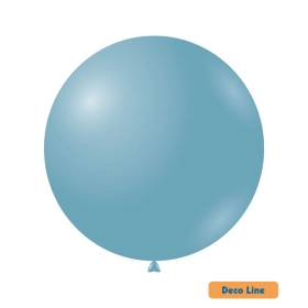 Palloncini Deco Line pastello 36" (91cm) Steel Blue 254, 2pz.