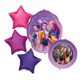 Bouquet Mylar K-POP Demon Hunters 34" (86cm) 1pz