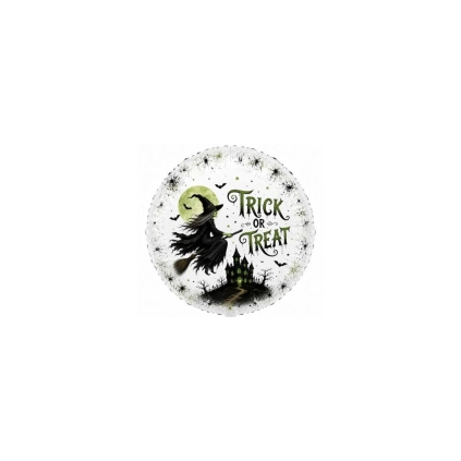 Mylar Halloween Strega Malvagia Tondo MiniShape 9" (23cm), 5pz