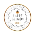 Piatti Halloween Night Carta Compostabile 23cm (9") 8pz