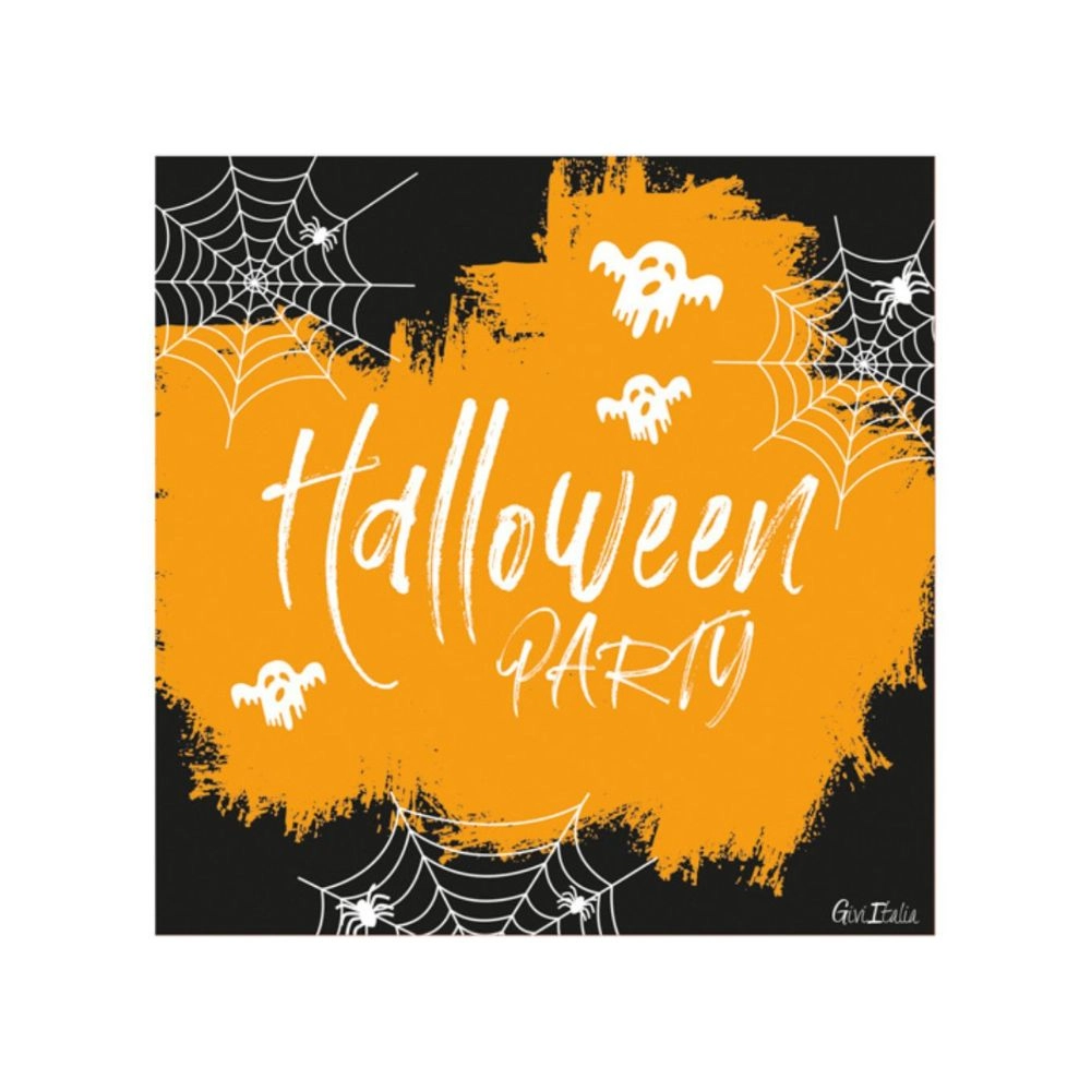 Tovaglioli Carta Halloween Party 33x33cm (13"x13") 16pz