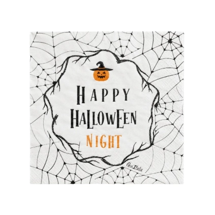Tovaglioli Carta Halloween Night 33x33cm (13"x13") 16pz