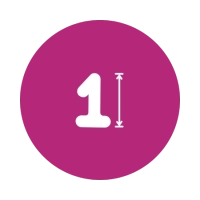 Numeri Fucsia micro 7''-17cm