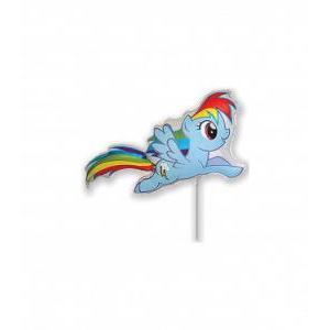 Palloncini  my little pony rainbow dash 16"-40cm. 5pz