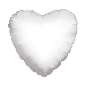 Palloncino  cuore bianco supershape 36" - 91cm. 1pz