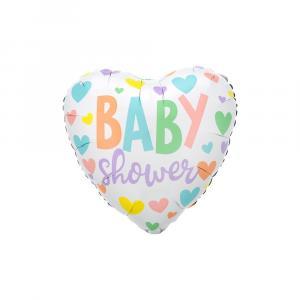 Palloncino  baby shower cuore standardshape 18"-46cm. 1pz