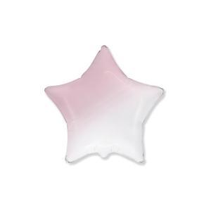 Palloncino  stella rosa baby sfumato 18"-45cm. 1pz