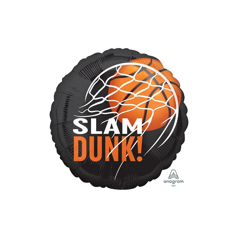 anagram palloncino anagram slam dunk pallacanestro tondo 18