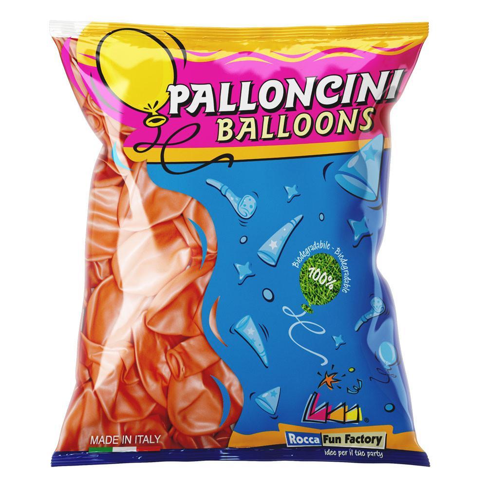 rocca fun factory palloncini salmone metallizzato g110 12