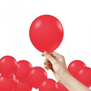 Palloncini rosso chiaro pastello da 13cm. 100pz