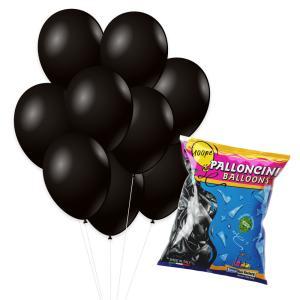 Palloncini nero pastello g90 10"-26cm. 100pz