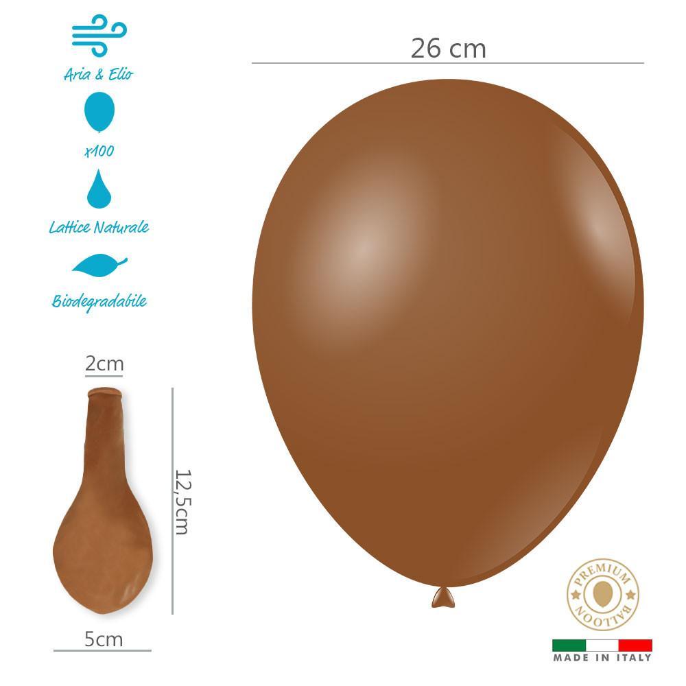 rocca fun factory palloncini marrone moka pastello g90 10