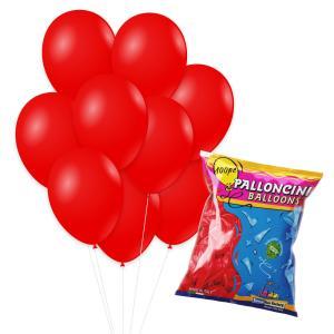 Palloncini rosso scuro pastello g90 10"-26cm. 100pz