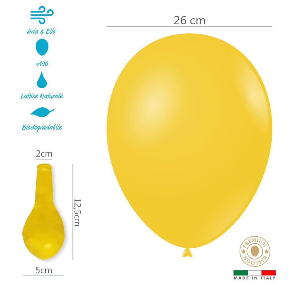 rocca fun factory palloncini giallo limone pastello g90 10