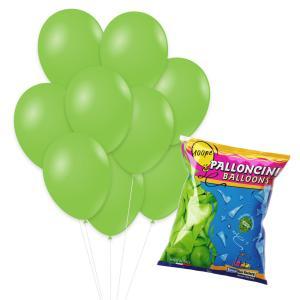 Palloncini verde lime pastello g90 10"-26cm. 100pz