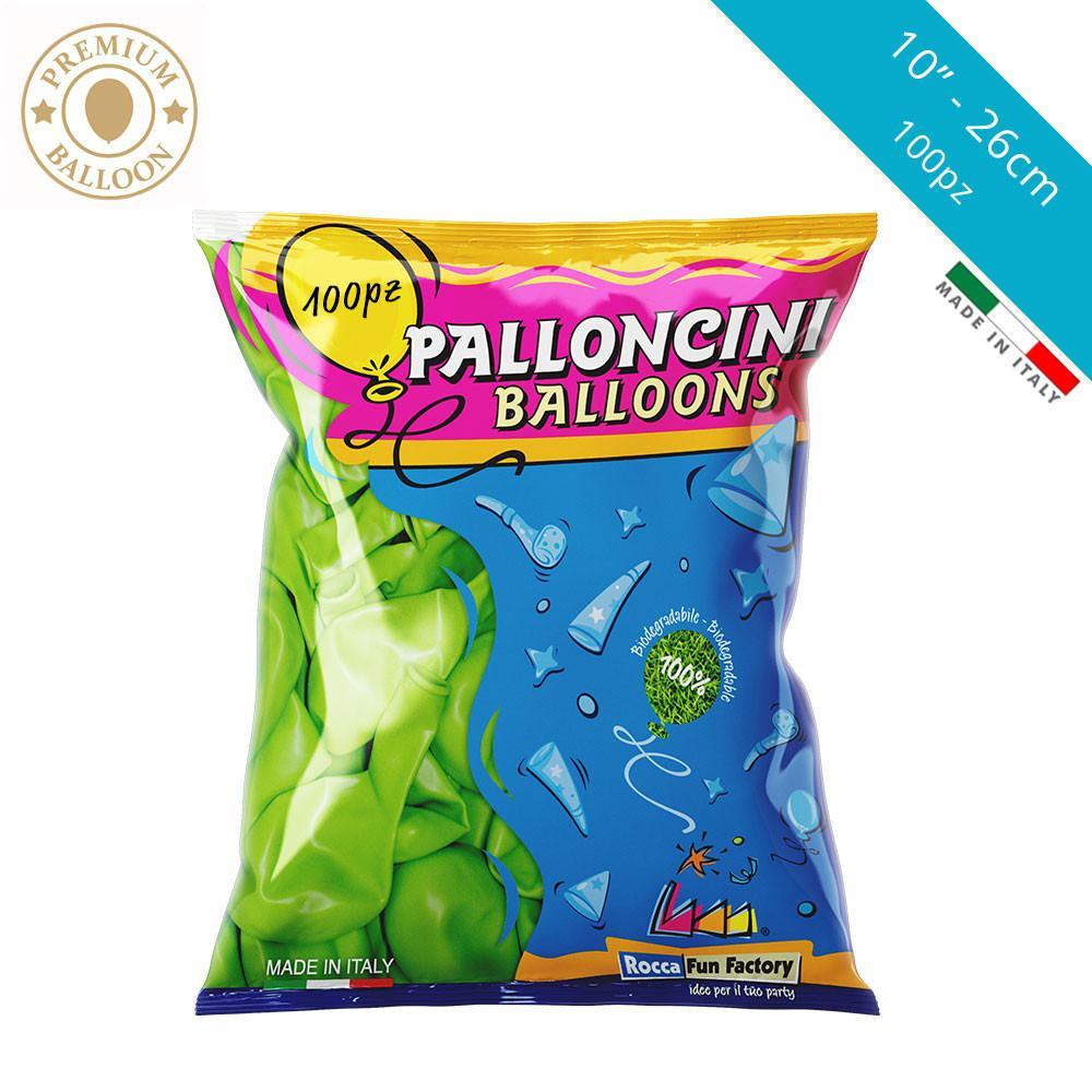 rocca fun factory palloncini verde lime pastello g90 10