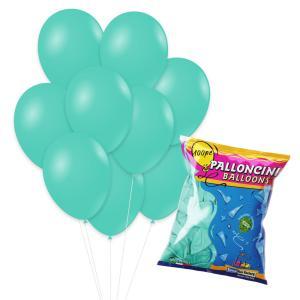 Palloncini acquamarina pastello g90 10"-26cm. 100pz