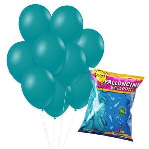 Palloncini turchese pastello g90 10"-26cm. 100pz