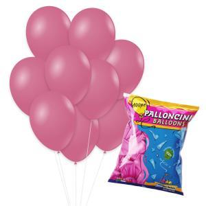 Palloncini rosa pastello g90 10"-26cm. 100pz