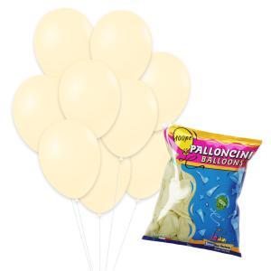 Palloncini avorio pastello g90 10"-26cm. 100pz