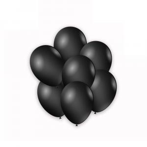 Palloncini nero metallizzato gm90 10"-26cm. 100pz