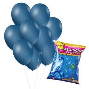 Palloncini blu navy metallizzato gm90 10"-26cm. 100pz