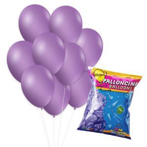 Palloncini lavanda metallizzato gm90 10"-26cm. 100pz