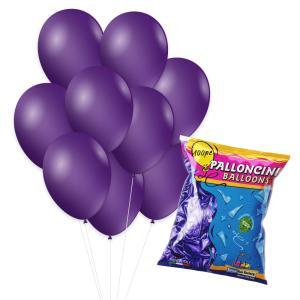 Palloncini viola metallizzato gm90 10"-26cm. 100pz