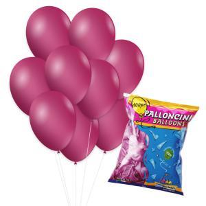 Palloncini fucsia metallizzato gm90 10"-26cm. 100pz