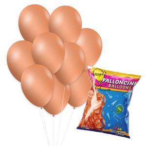 Palloncini salmone metallizzato gm90 10"-26cm. 100pz