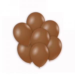 Palloncini marrone moka pastello g110 12"-30cm. 100pz