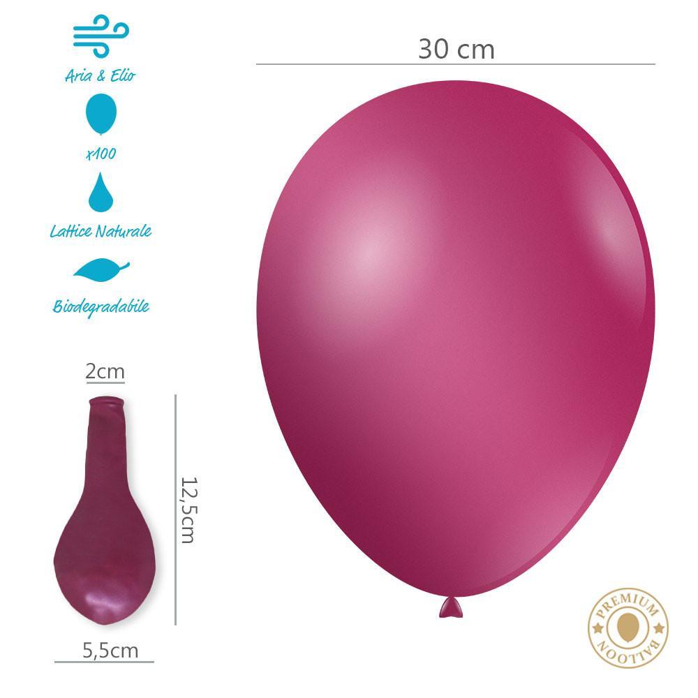 rocca fun factory palloncini fucsia metallizzato g110 12