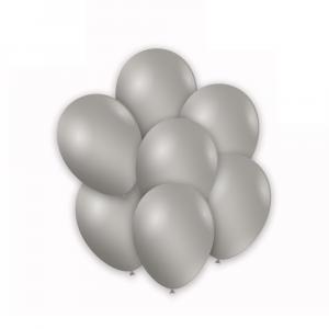 Palloncini argento metallizzato g110 12"-30cm. 100pz