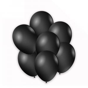 Palloncini nero metallizzato da 33cm. 100pz