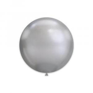 Palloncini argento chrome da 38cm. 25pz