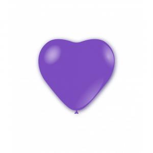 Palloncini cuore lavanda pastello da 25cm. 100pz