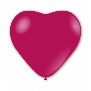 Palloncino cuore fucsia pastello da 100cm. 1pz