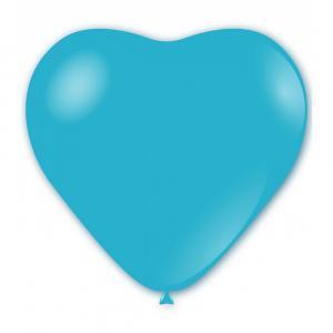 Palloncino cuore celeste pastello da 150cm. 1pz