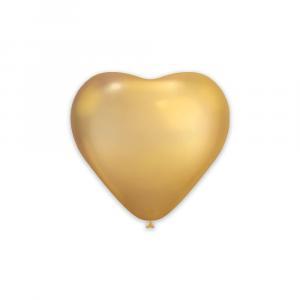 Palloncini chrome cuore 12" - 30cm oro 88