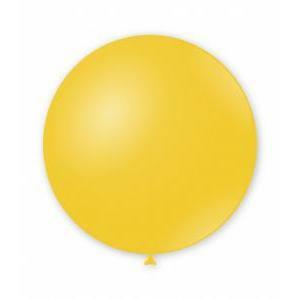 Palloncino pastello da esterno 35" - 89cm giallo 11