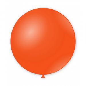 Palloncino colore arancione pastello da 121cm. 1pz