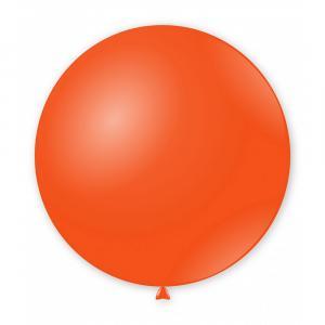 Palloncino colore arancione pastello da 133cm. 1pz